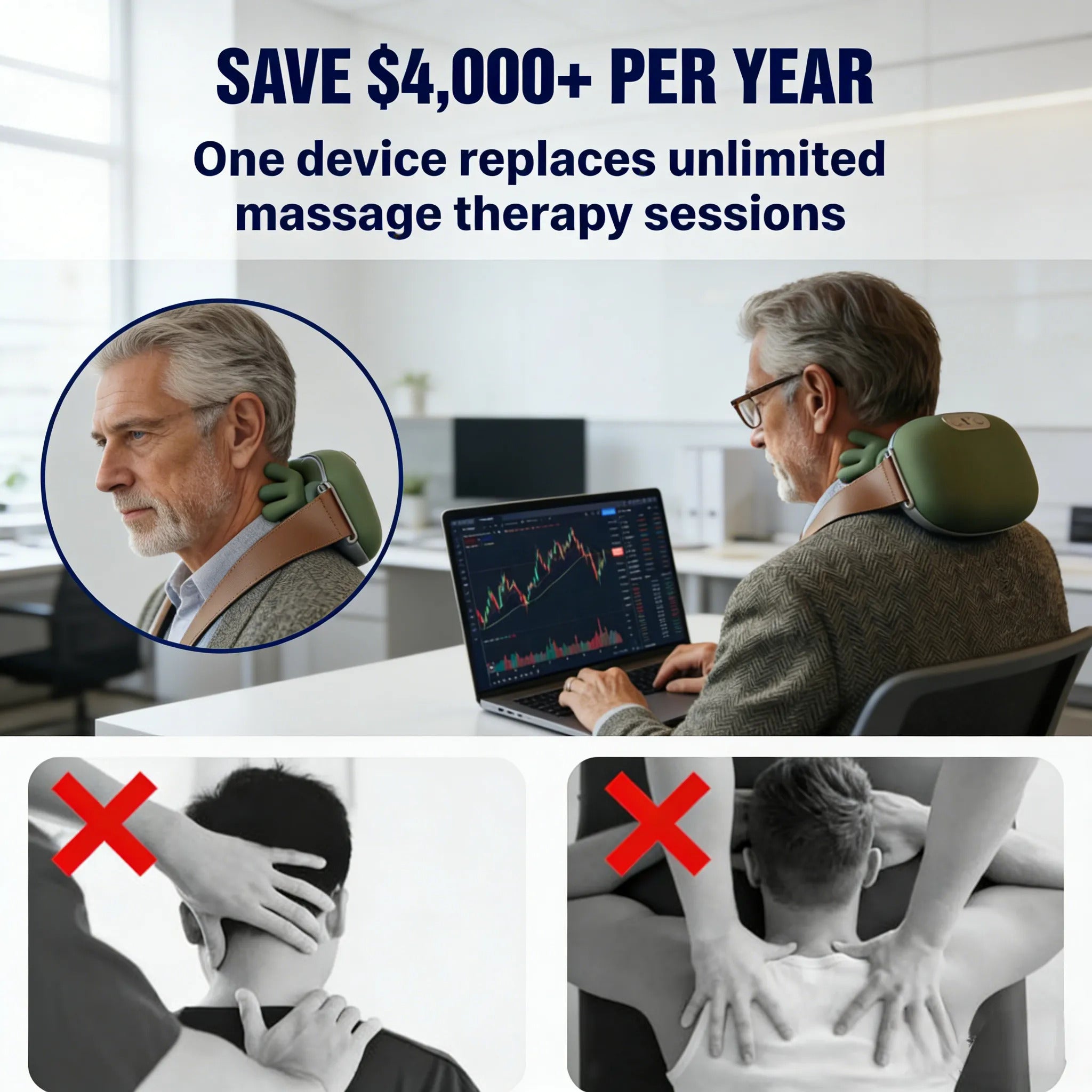 🎁 Save up to 60% 💡Shoulder and Neck Massager