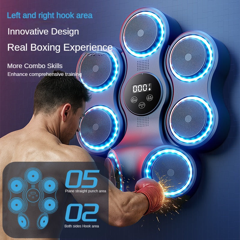 Smart Bluetooth Music Boxing Machine (Hook Punch, Combination Punch)