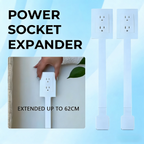 🎁 Save up to 50%💡Outlet Electrical Outlet Extender & 2 AC Outlets Extendable 43-62cm Rotatable 180° for Couches Desks Nightstands