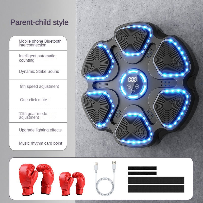 🎁 50% OFF! 💡Musical boxing machine, comes with boxing gloves